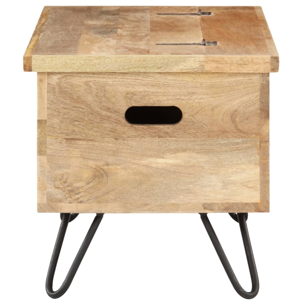 Oppbevaringskiste 90x40x45 cm heltre mango