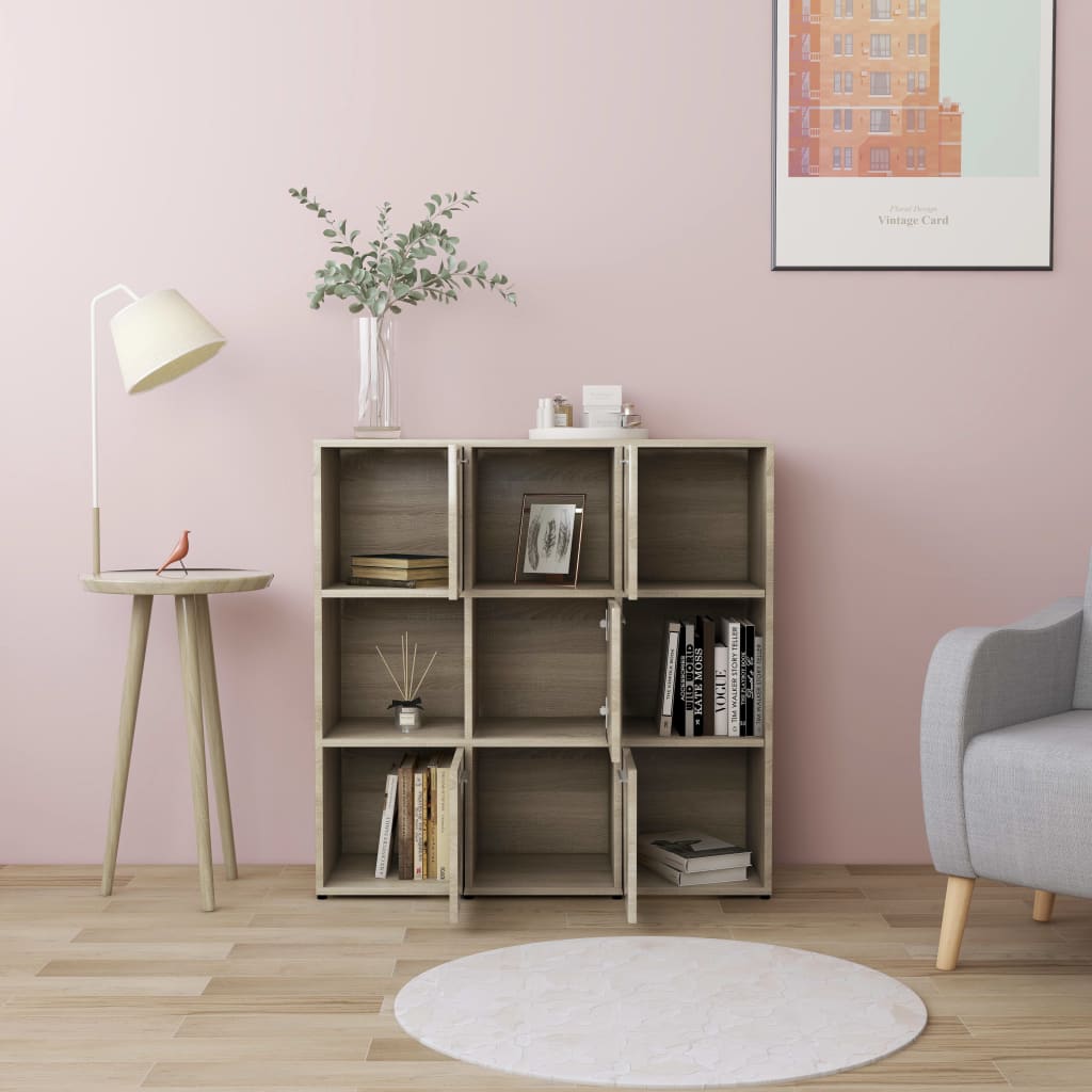 Bokhylle Sonoma Eik 90x30x90 cm