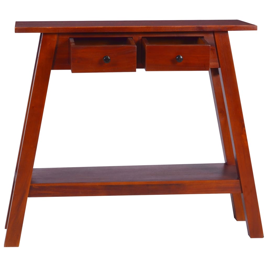 Avlastningsbord Konsollbord Tre klassisk Brun 90x30x75 cm heltre mahogni
