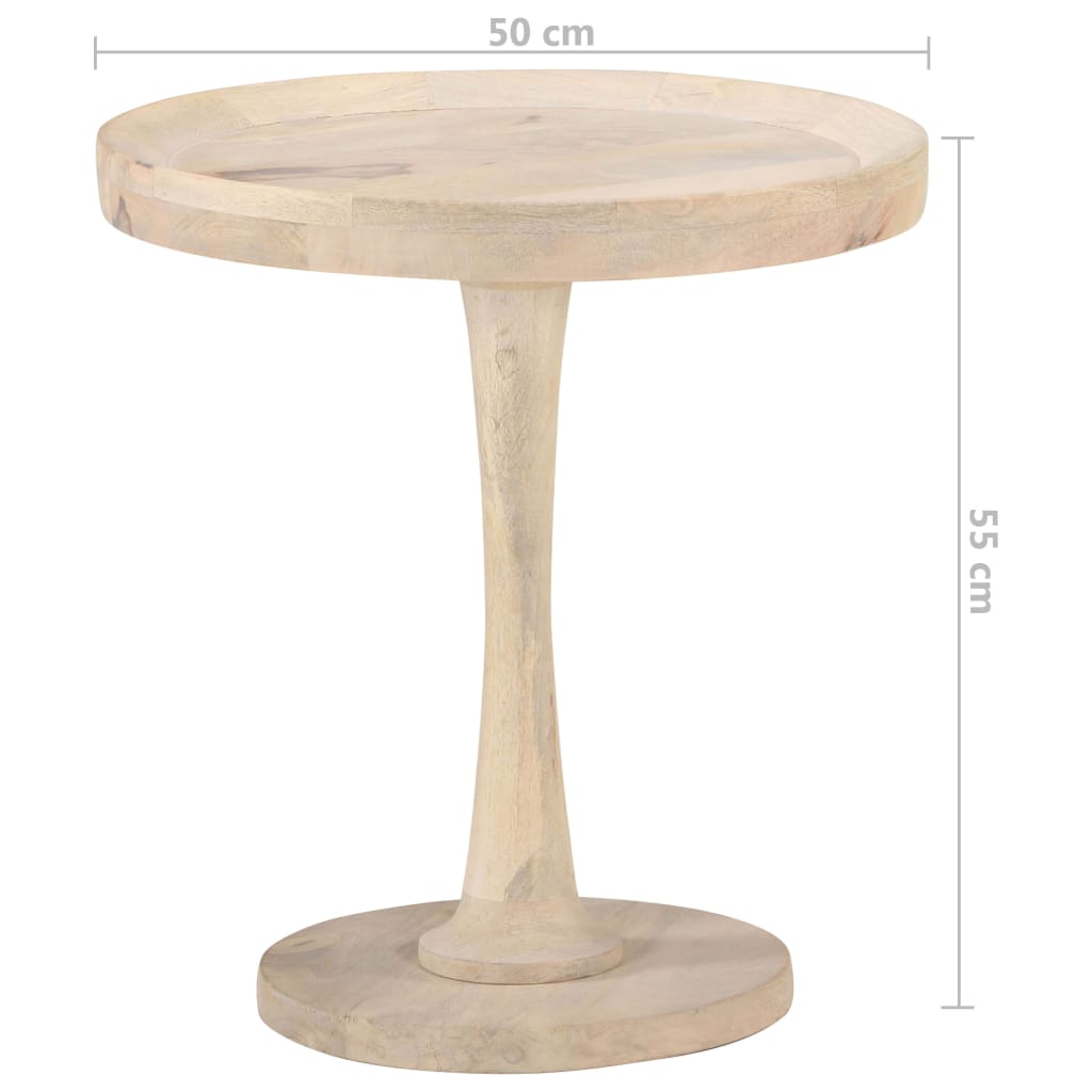Sidebord Tre Ø50x55 cm heltre mango