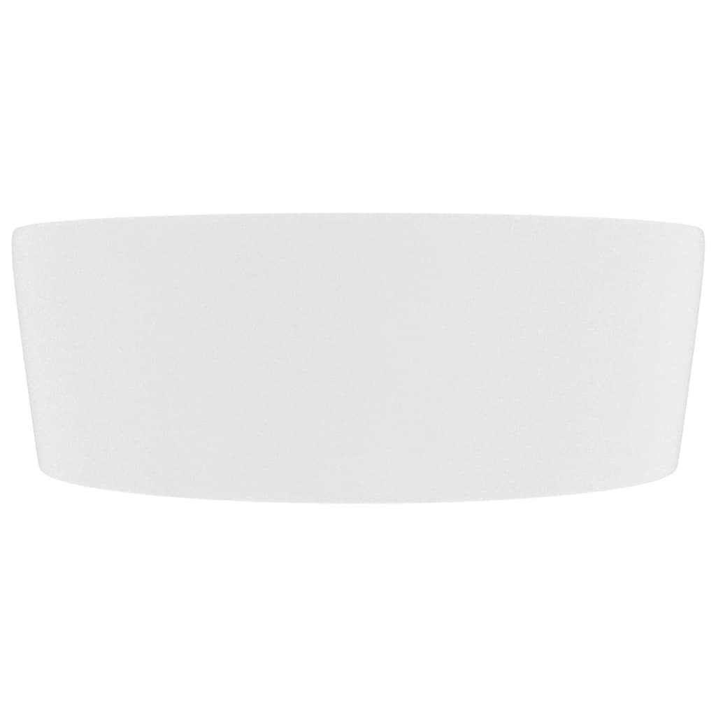Baderomsvask Luksuriøs med overløp matt Hvit 36x13 cm keramisk