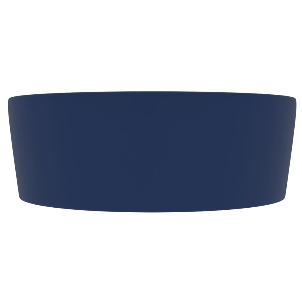 Baderomservant Luksuriøs med overløp matt mørkeblå 36x13 cm keramisk