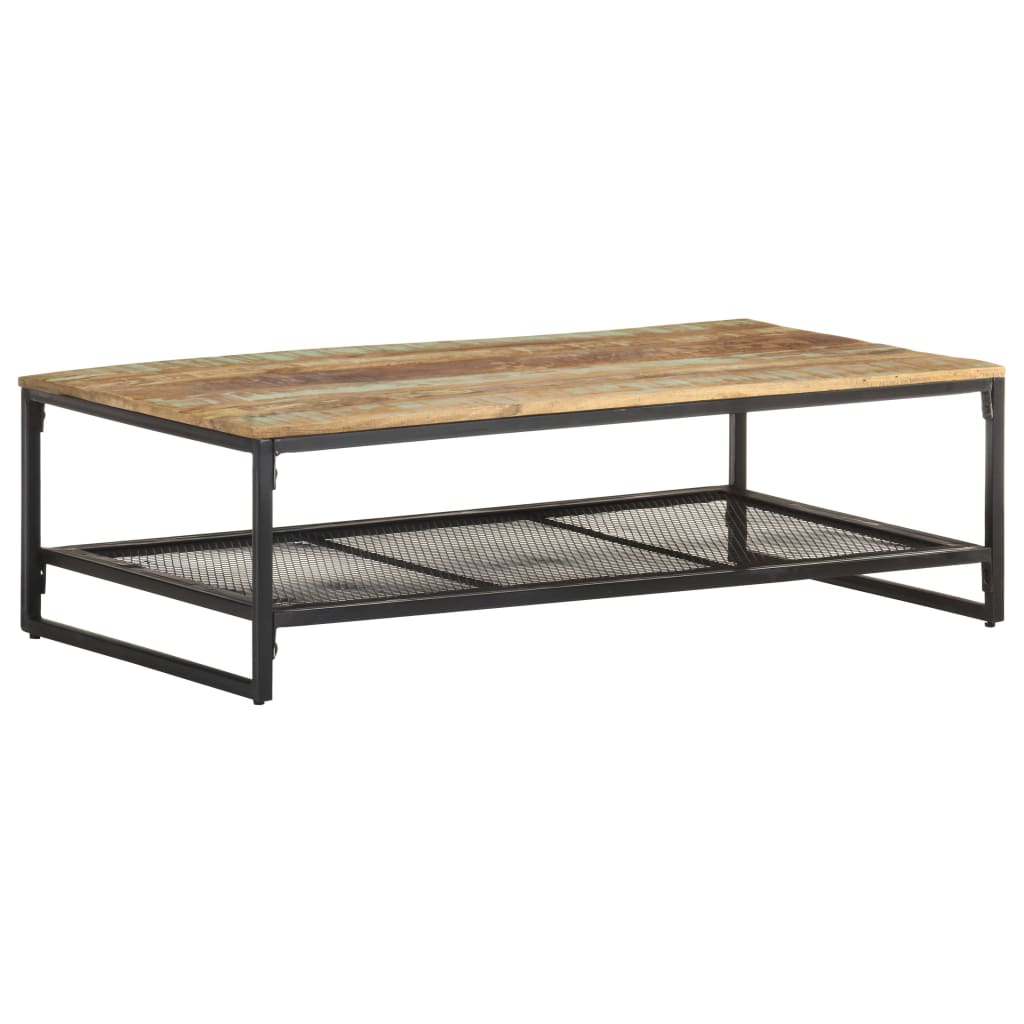 Salongbord Sofabord Tre Gjenvunnet Heltre 110x60x35 cm