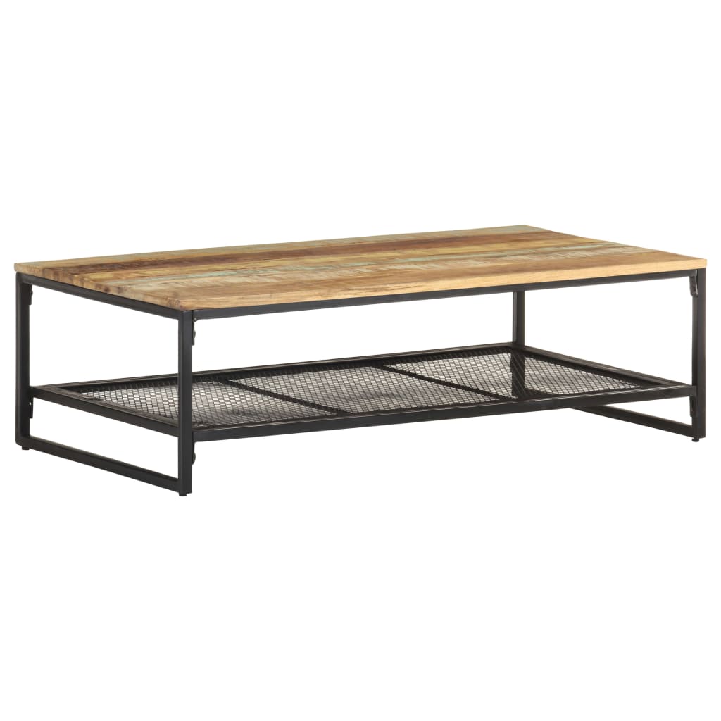 Salongbord Sofabord Tre Gjenvunnet Heltre 110x60x35 cm