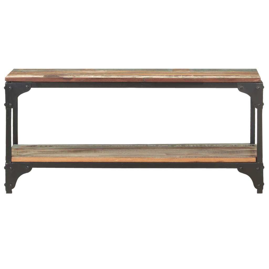Salongbord Sofabord Tre Gjenvunnet Heltre 90x30x40 cm