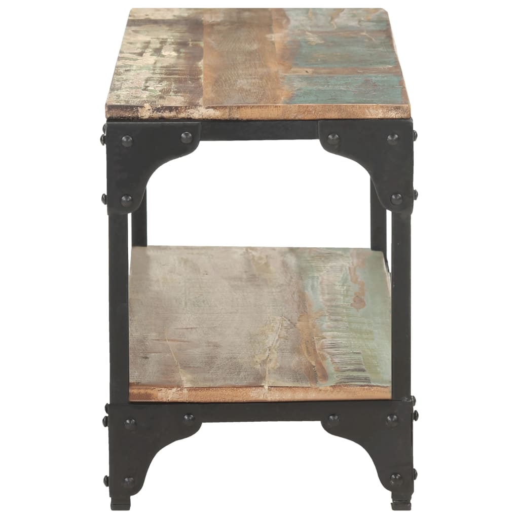 Salongbord Sofabord Tre Gjenvunnet Heltre 90x30x40 cm