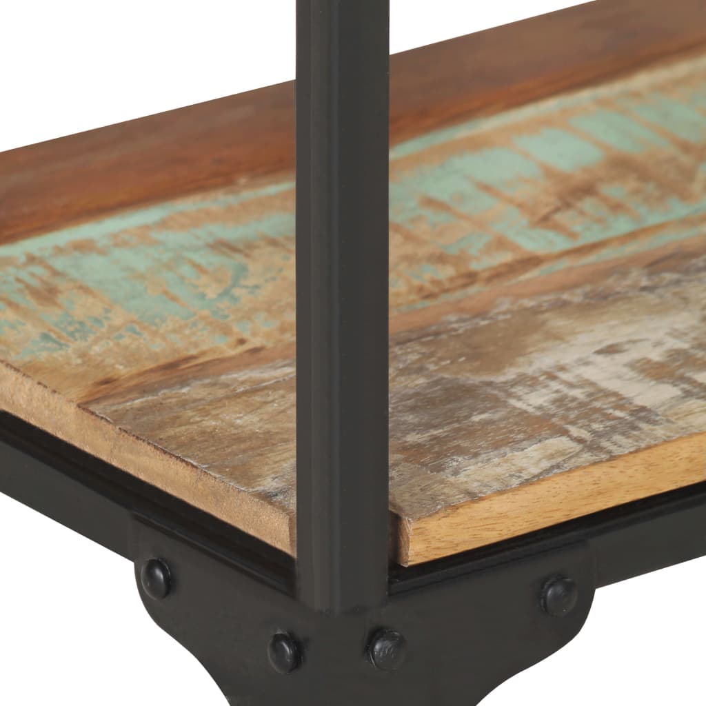 Salongbord Sofabord Tre Gjenvunnet Heltre 90x30x40 cm
