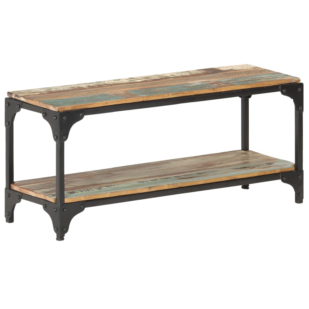 Salongbord Sofabord Tre Gjenvunnet Heltre 90x30x40 cm