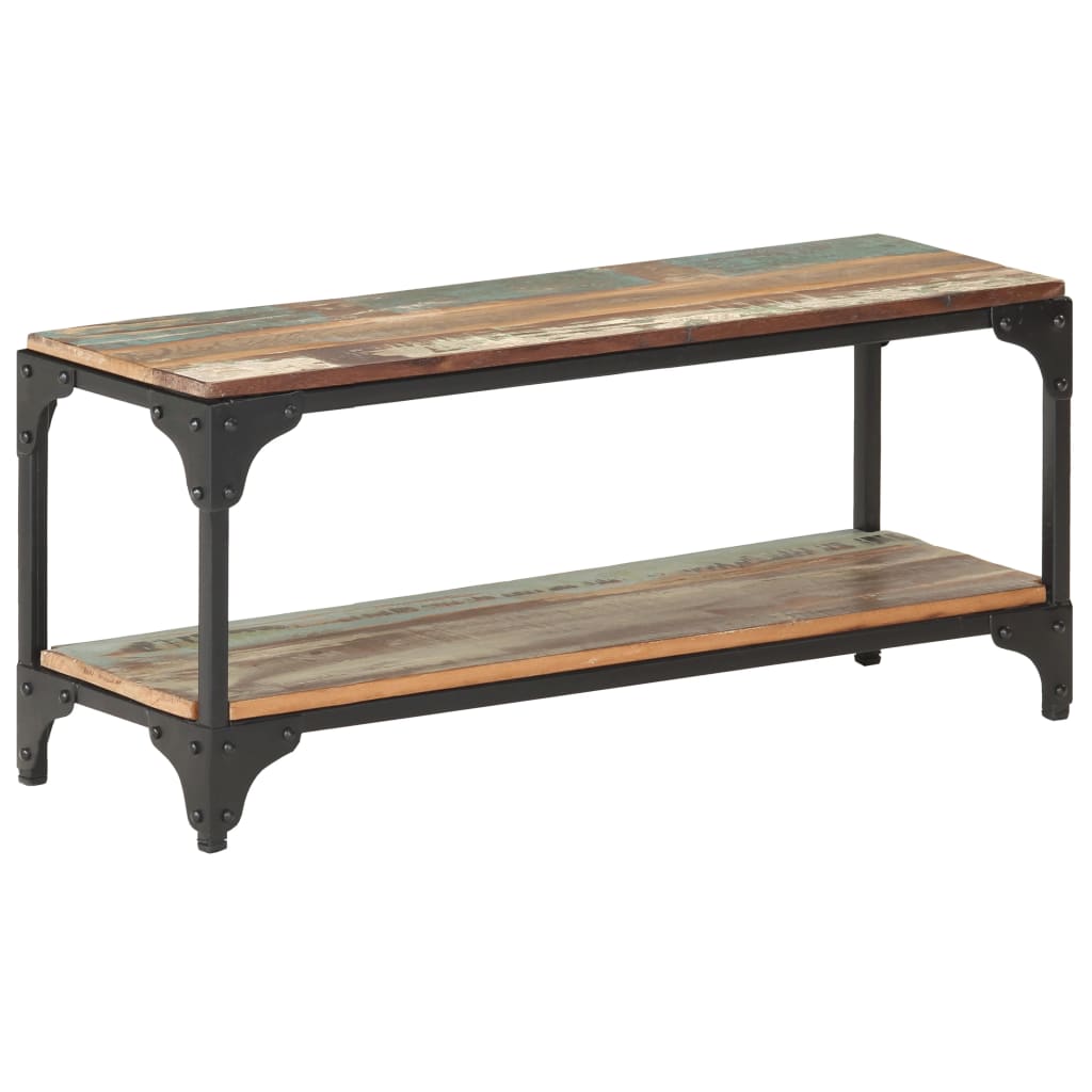 Salongbord Sofabord Tre Gjenvunnet Heltre 90x30x40 cm