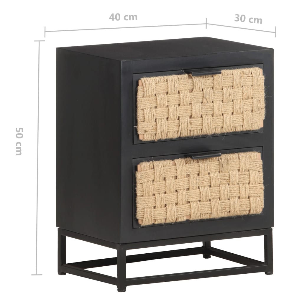 Nattbord Sengbord Tre heltre mangotre 40x30x50 cm