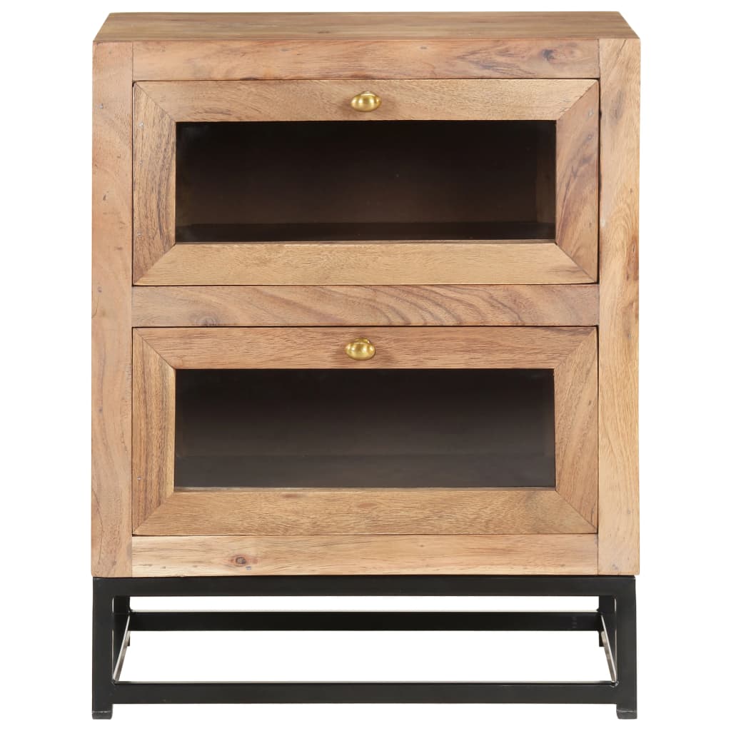 Nattbord Sengbord Tre Heltre Akasietre 40x30x50 cm