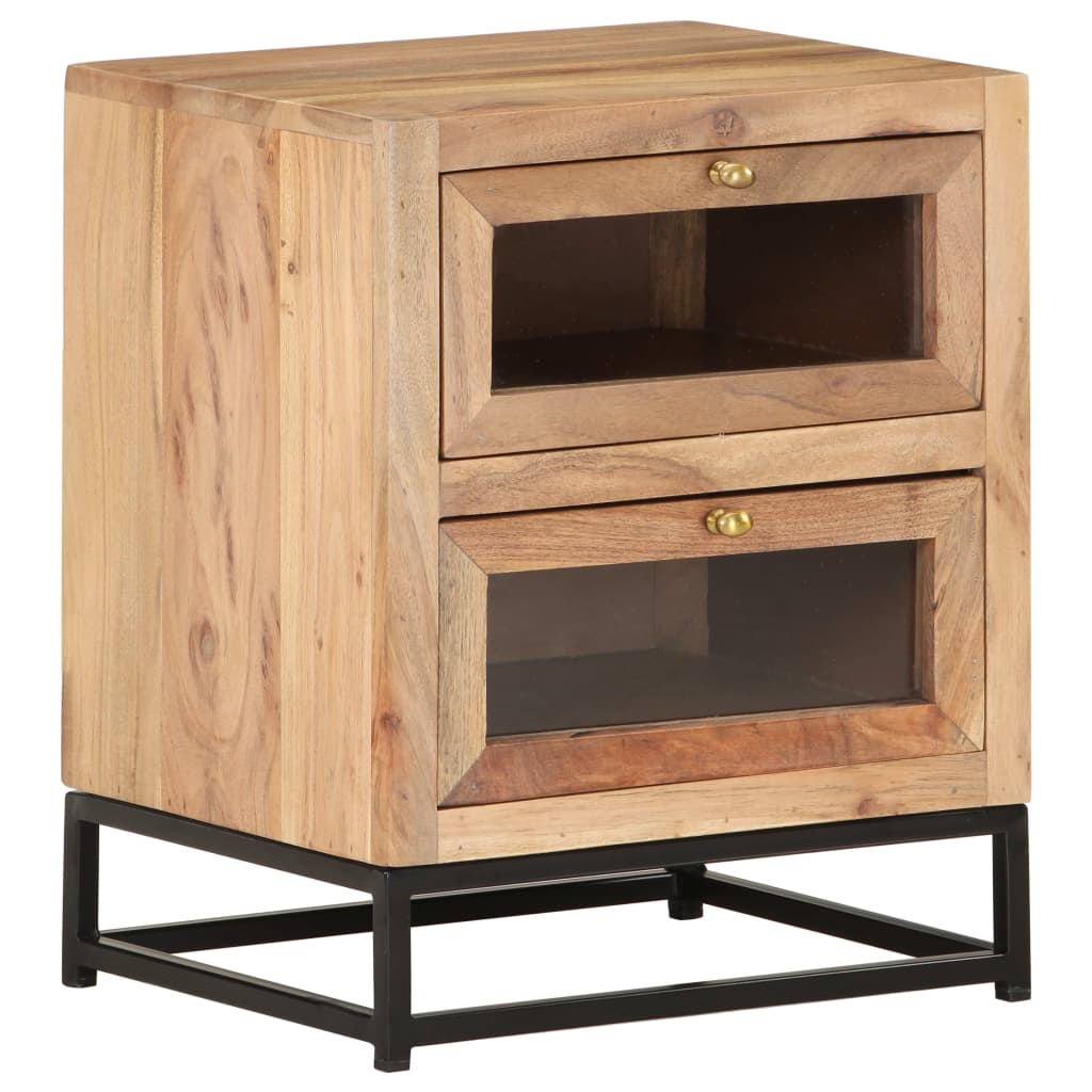 Nattbord Sengbord Tre Heltre Akasietre 40x30x50 cm