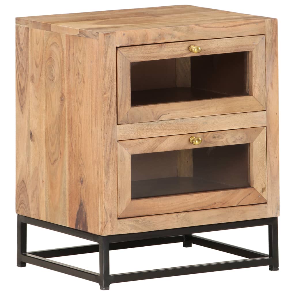 Nattbord Sengbord Tre Heltre Akasietre 40x30x50 cm