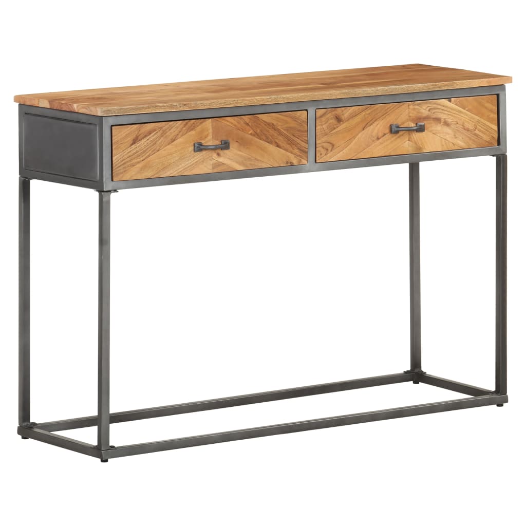 Avlastningsbord konsollbord Tre 110x35x75 cm heltre akasie