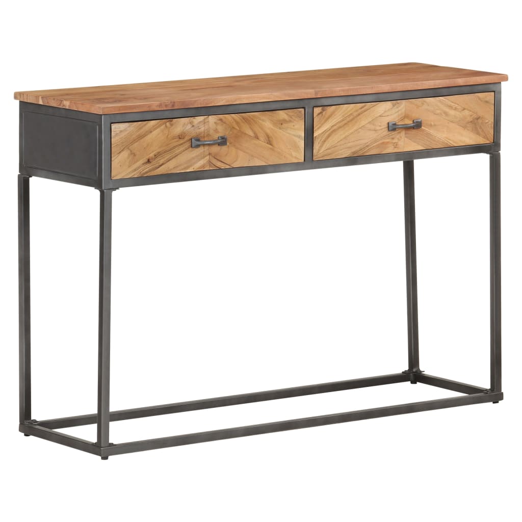 Avlastningsbord konsollbord Tre 110x35x75 cm heltre akasie