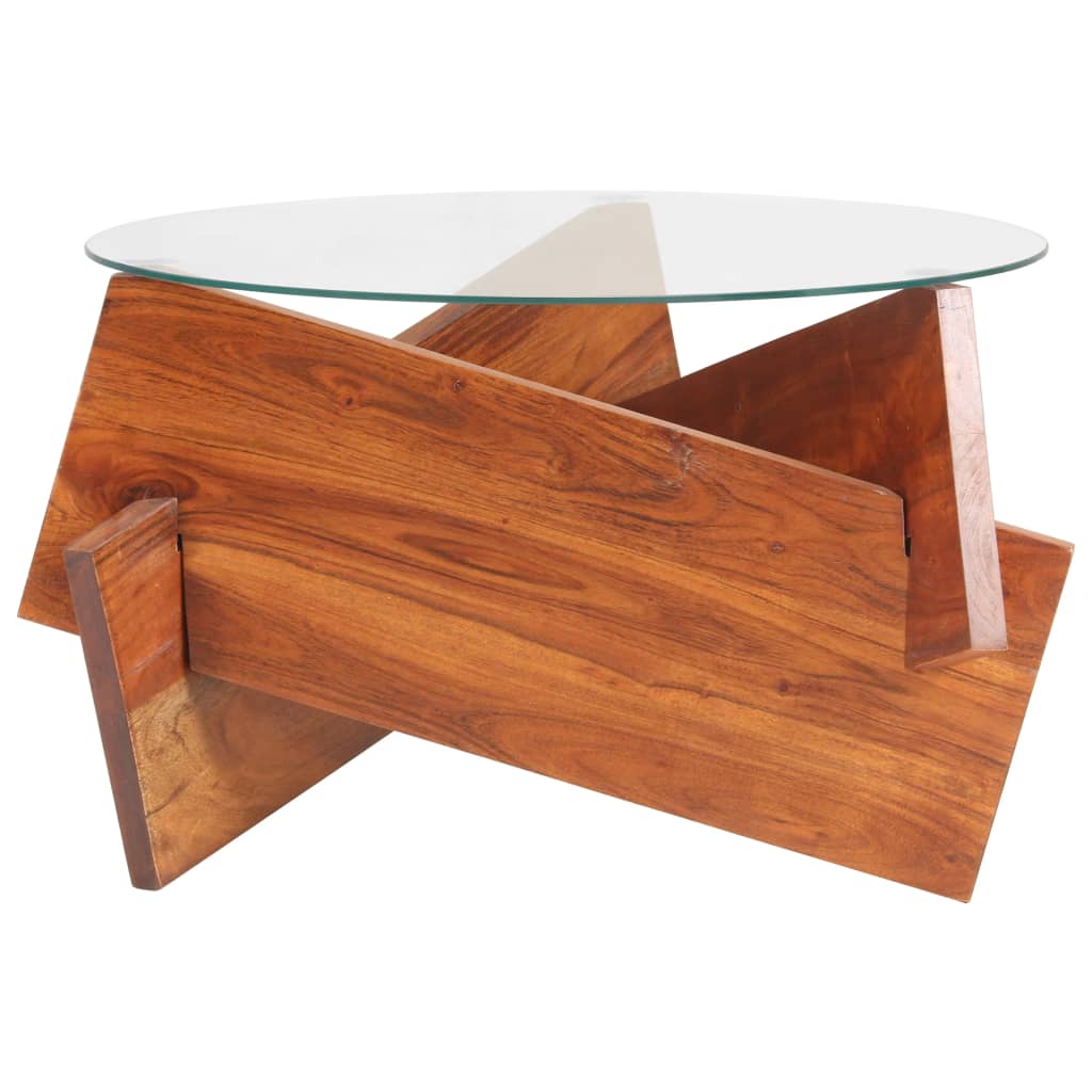 Salongbord Sofabord Tre 60 cm heltre akasie