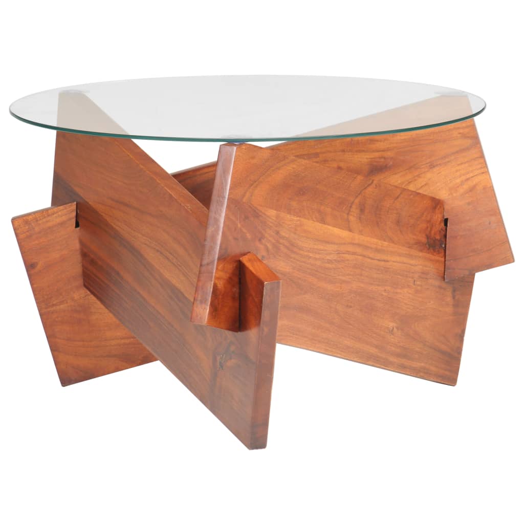 Salongbord Sofabord Tre 60 cm heltre akasie