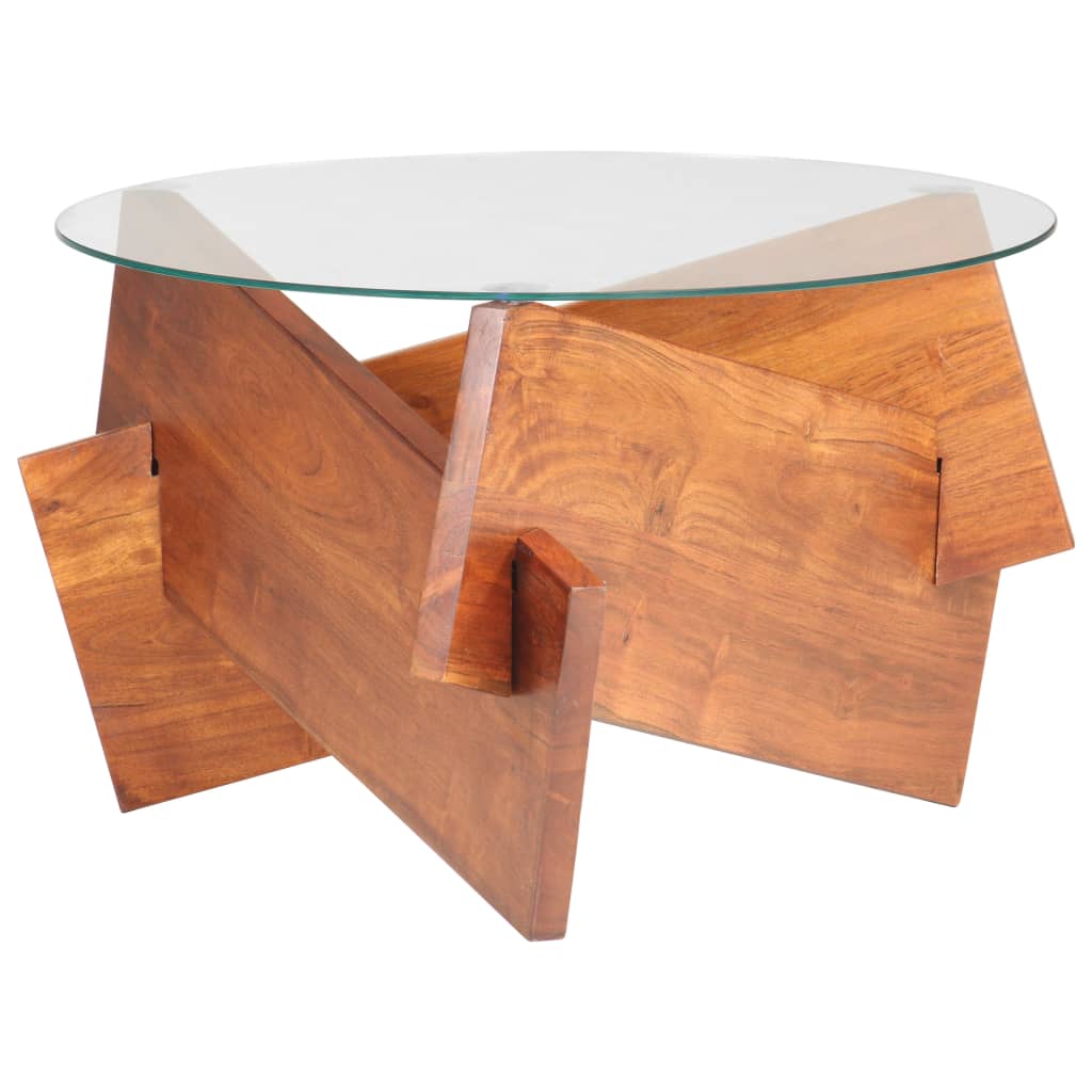 Salongbord Sofabord Tre 60 cm heltre akasie