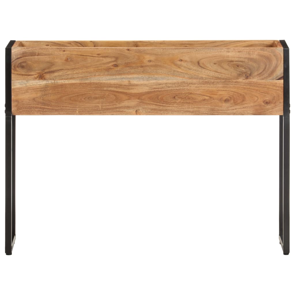 Utendørs Blomsterkasse Plantekasse Tre 90x20x68 cm heltre akasie