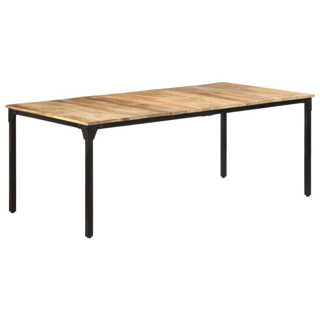 Spisebord Kjøkkenbord Tre 200x100x76 cm grovt mango