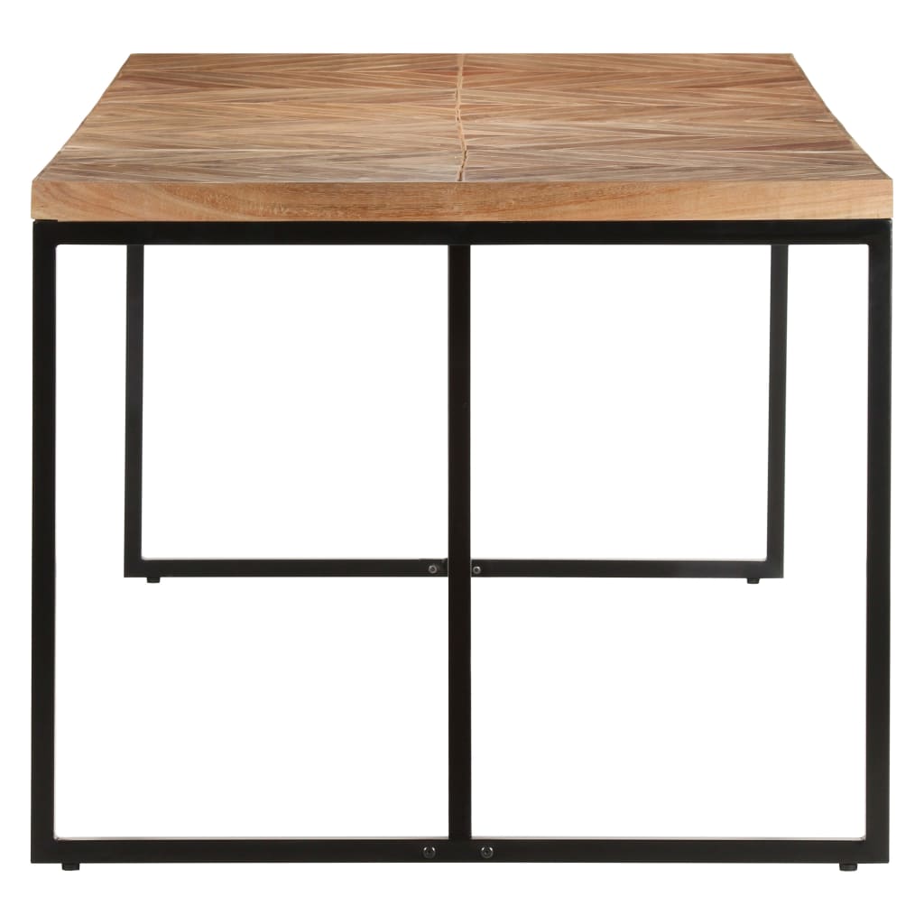 Spisebord 200x90x76 cm heltre akasie og mango