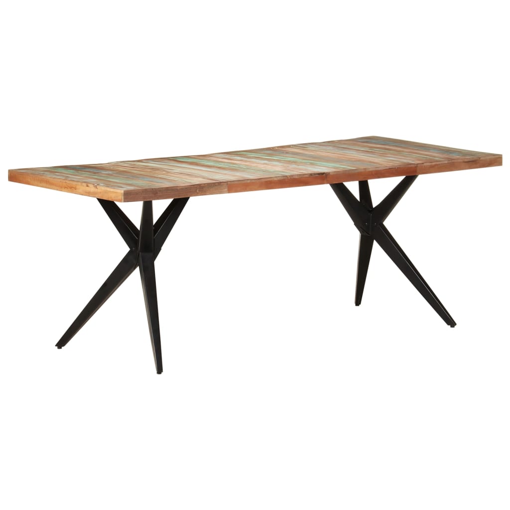 Spisebord Kjøkkenbord Tre 200x90x76 cm gjenvunnet heltre