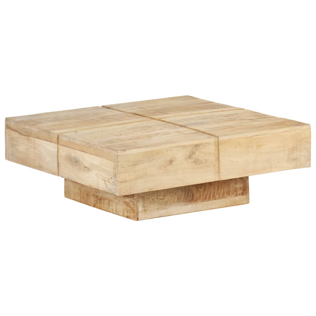 Salongbord Sofabord Tre Heltre Mango 80x80x28 cm