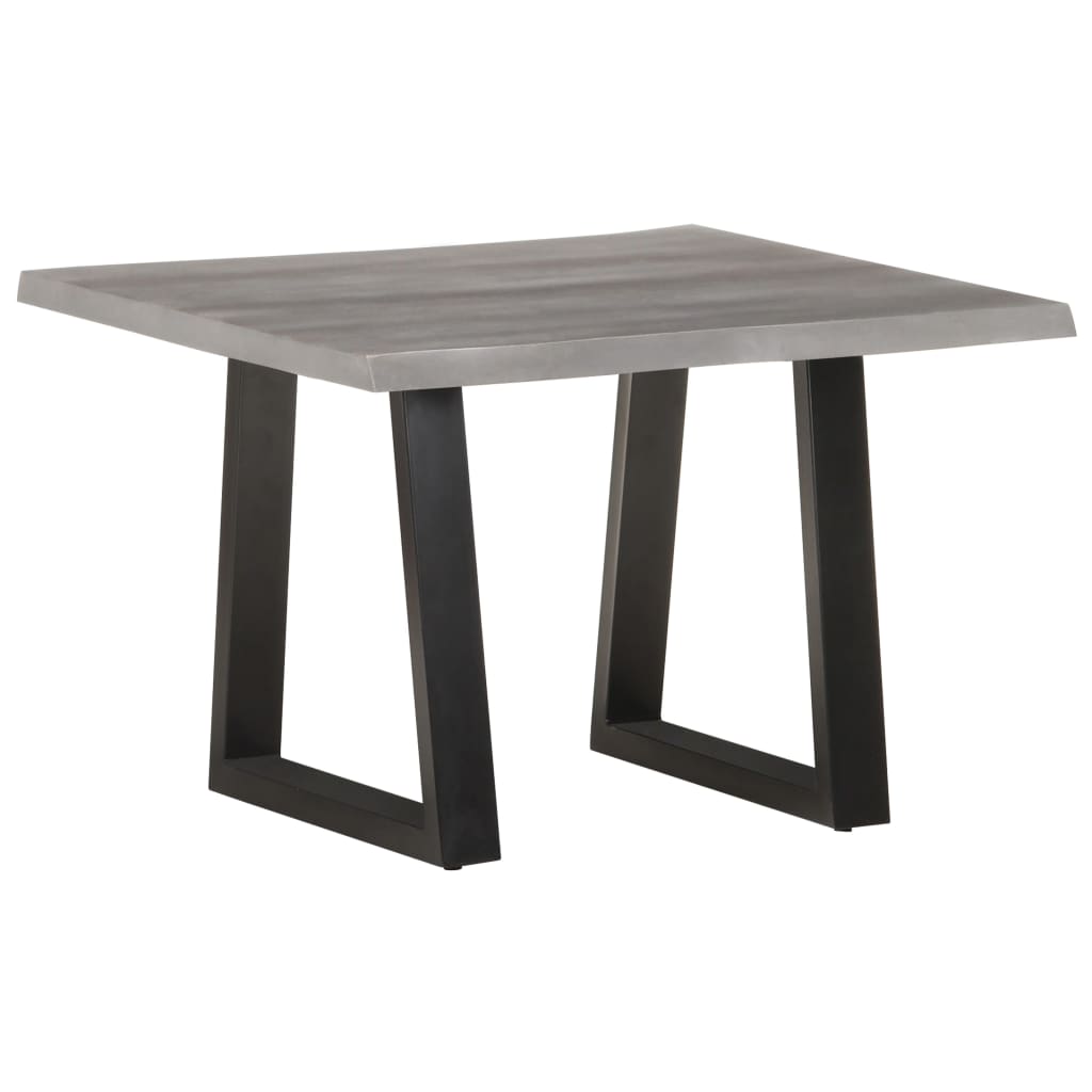 Salongbord Sofabord Tre heltre akasie med naturlige kanter 60x60x40 cm