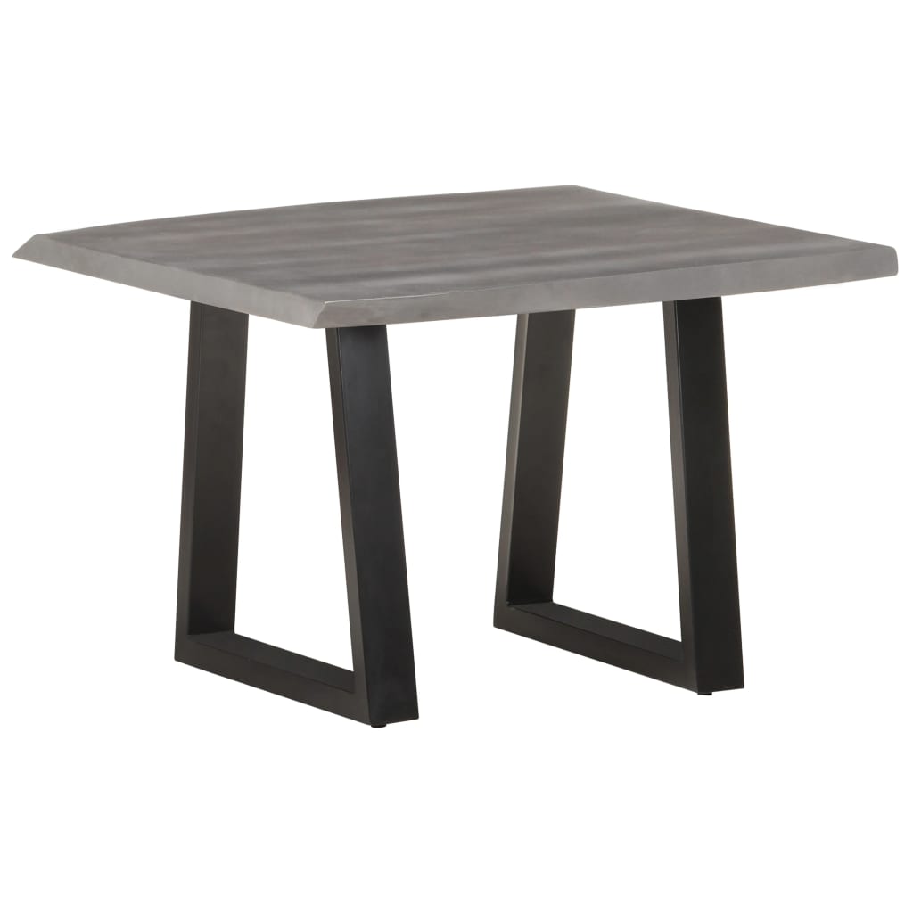 Salongbord Sofabord Tre heltre akasie med naturlige kanter 60x60x40 cm