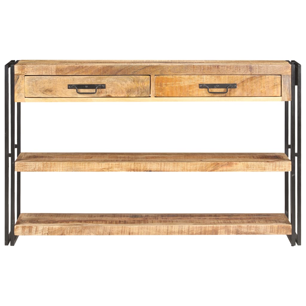 Skjenk Tre 120x30x75 cm grov heltre mango