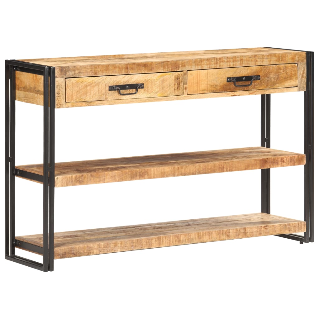 Skjenk Tre 120x30x75 cm grov heltre mango