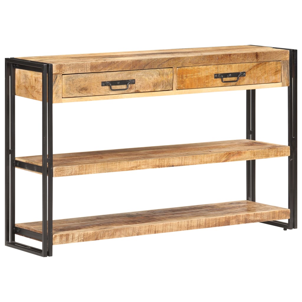 Skjenk Tre 120x30x75 cm grov heltre mango