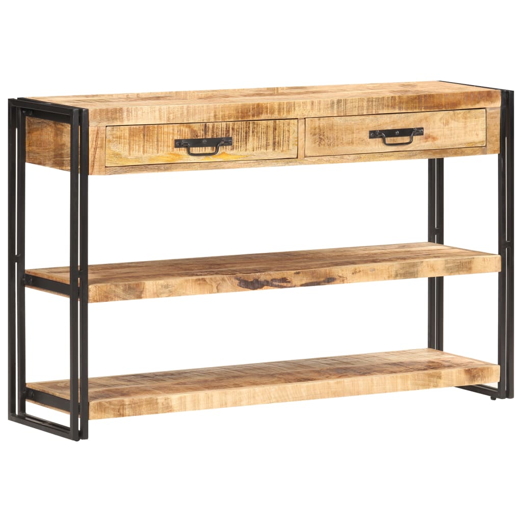 Skjenk Tre 120x30x75 cm grov heltre mango