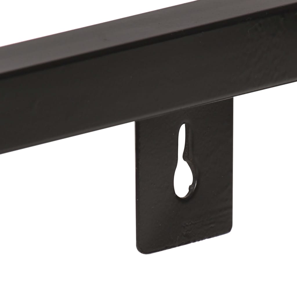 Vegghylle Tre 2 stk 80 cm grov heltre mango
