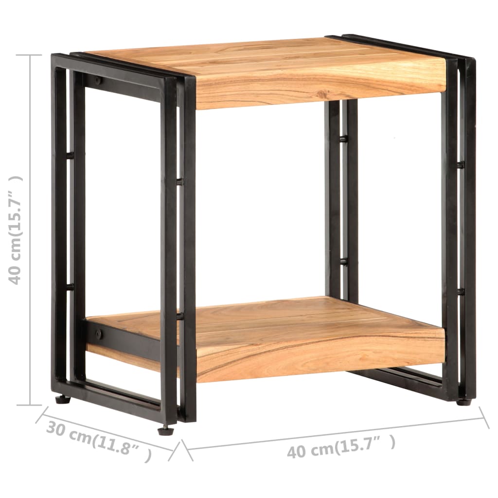Sidebord Tre 40x30x40 cm heltre akasie