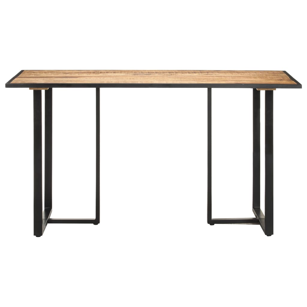 Spisebord Kjøkkenbord Tre 140 cm grovt mangotre
