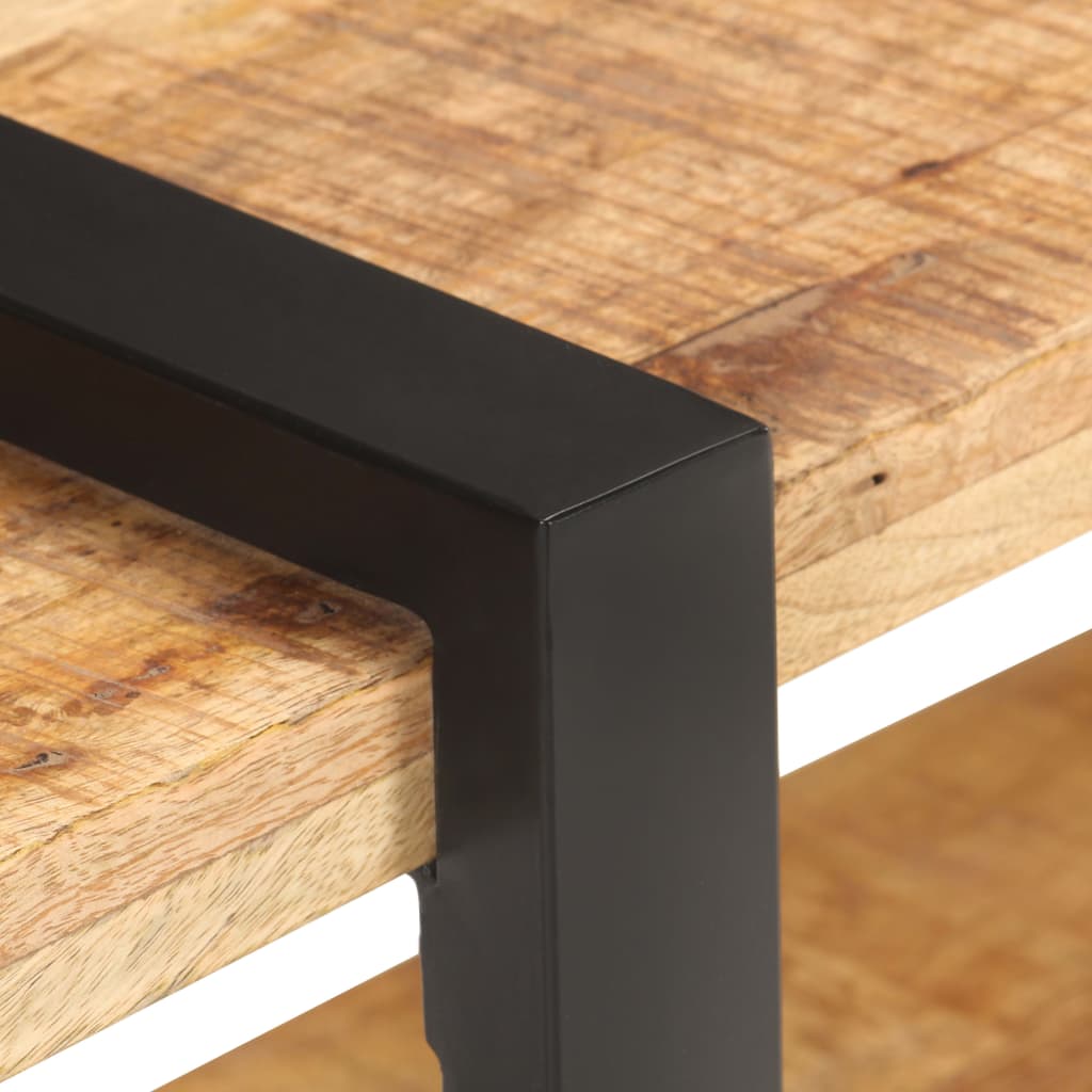 TV-Møbel Tre TV-benk 90x40x40 cm grovt mangotre