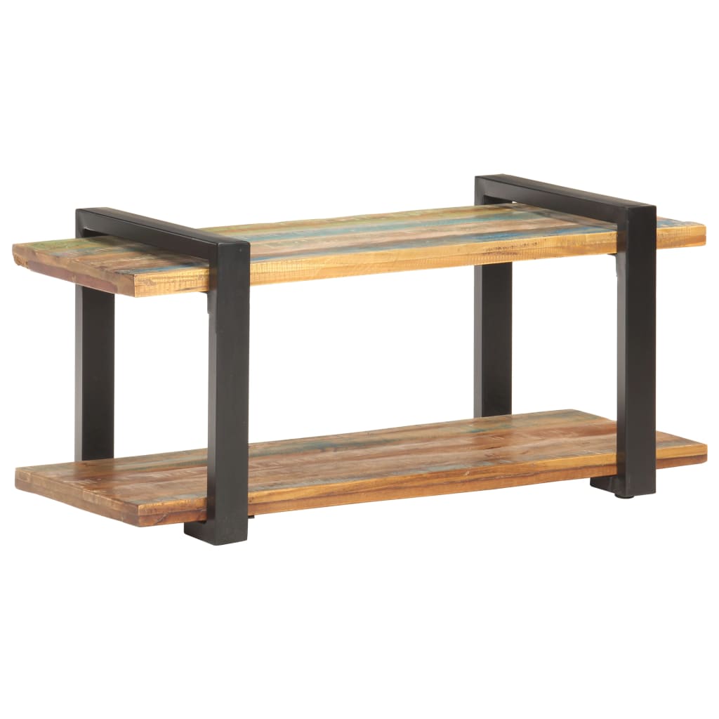 TV-Møbel Tre TV-benk gjenvunnet heltre 90x40x40 cm