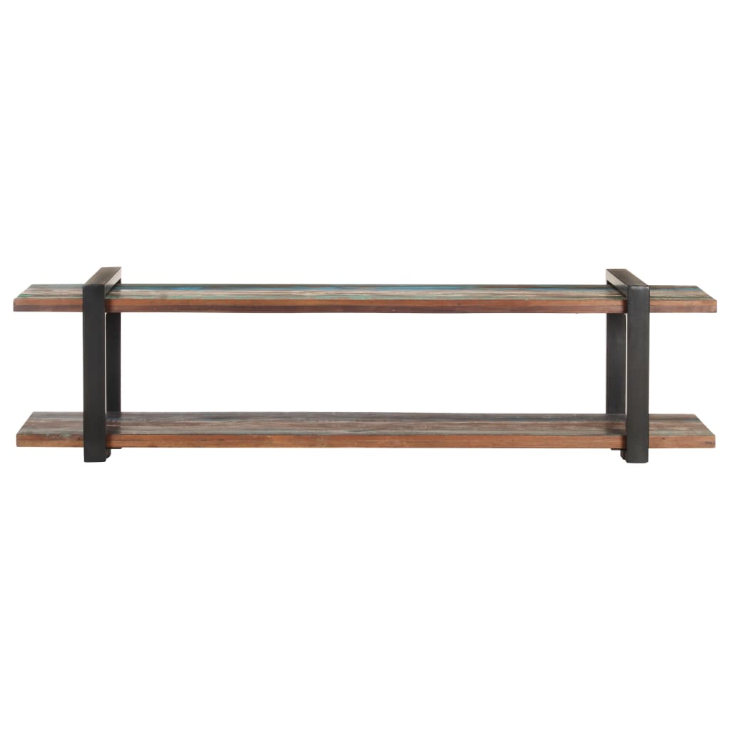 TV-Møbel Tre TV-benk gjenvunnet heltre 160x40x40 cm