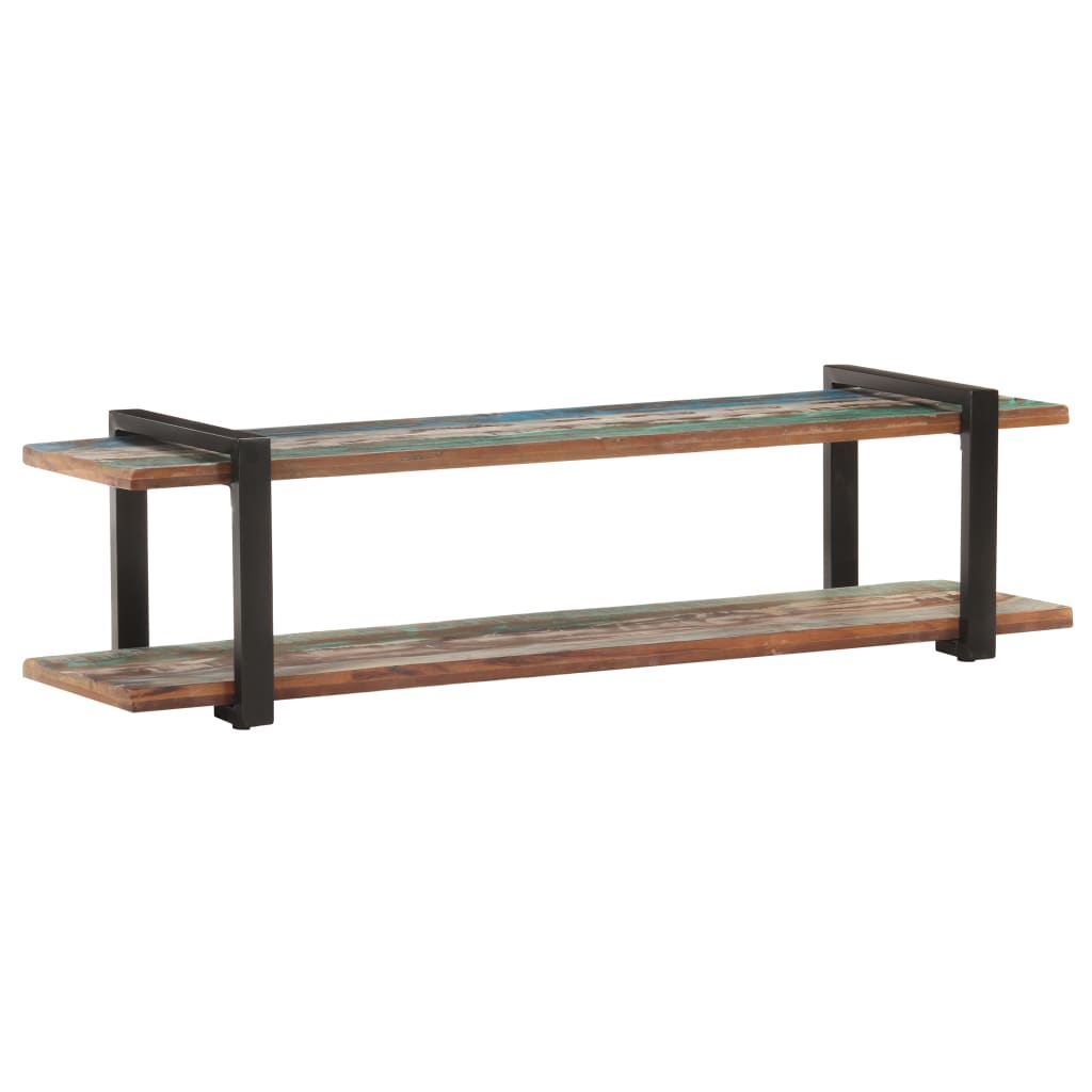 TV-Møbel Tre TV-benk gjenvunnet heltre 160x40x40 cm