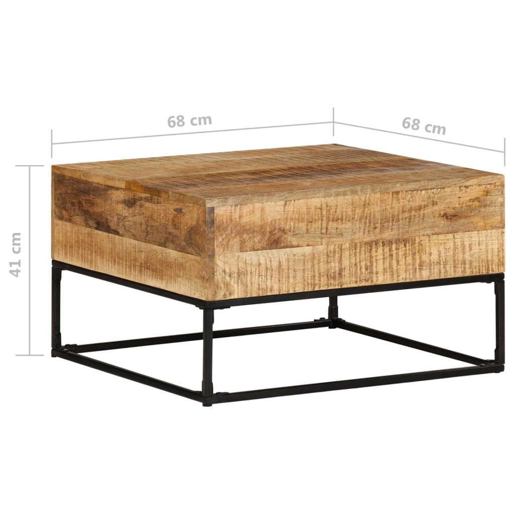 Salongbord Sofabord Tre Heltre Mango 68x68x41 cm