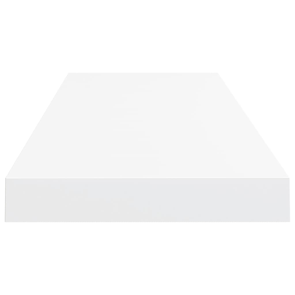 Vegghylle Hvit Flytende 4 stk 80x23,5x3,8 cm MDF