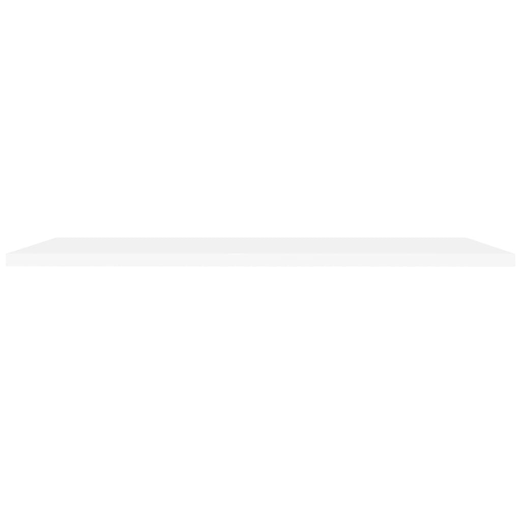 Vegghylle Hvit Flytende 2 stk 120x23,5x3,8 cm