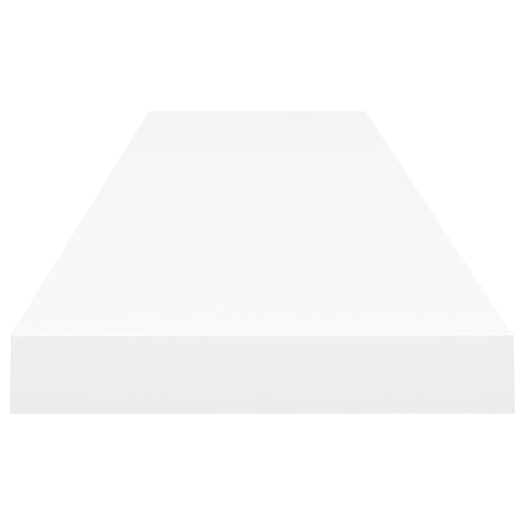 Vegghylle Hvit Flytende 4 stk 120x23,5x3,8 cm