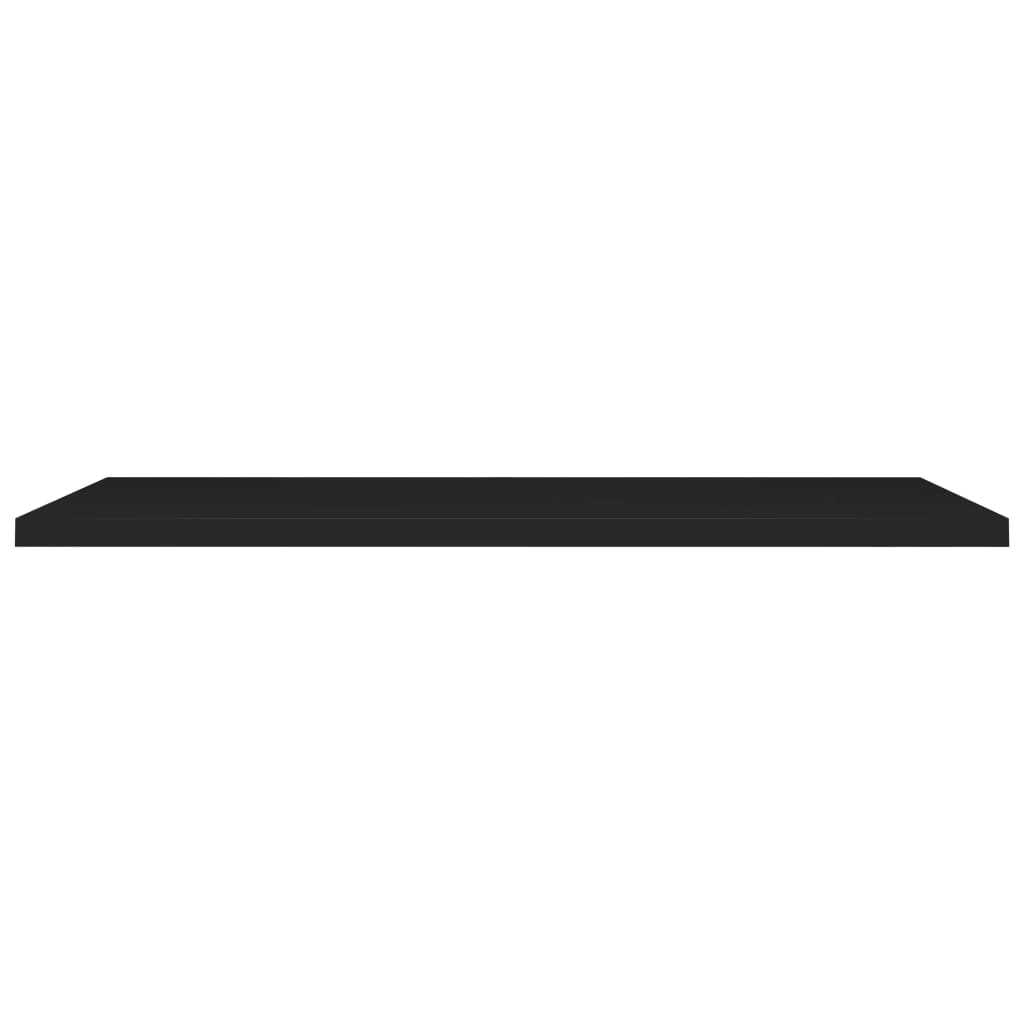 Vegghylle Svart Flytende 120x23,5x3,8 cm MDF