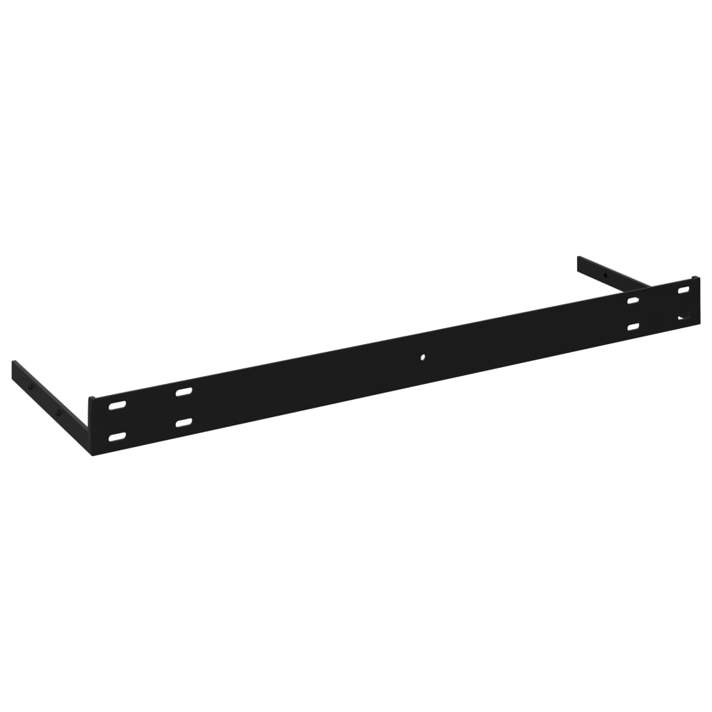 Vegghylle Svart Flytende 120x23,5x3,8 cm MDF
