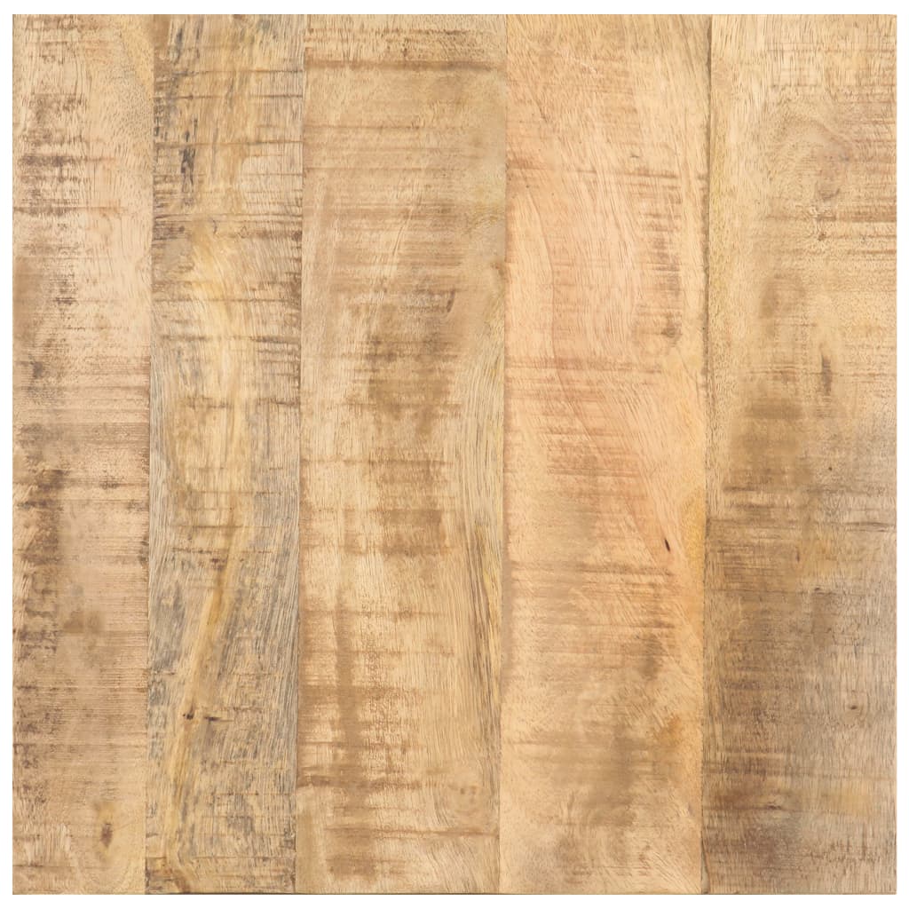Sidebord Tre med hjul 40x40x42 cm grovt mangotre