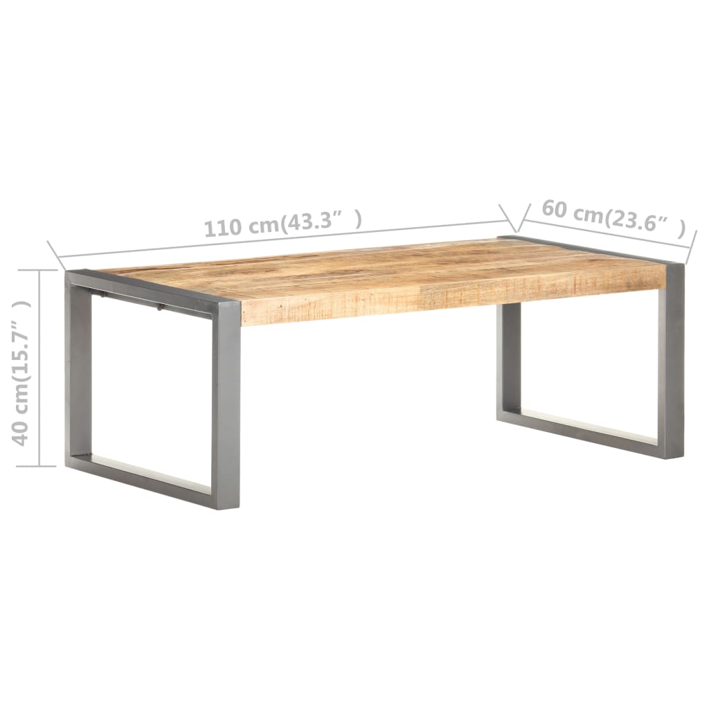 Salongbord Sofabord Tre Heltre Mango 110x60x40 cm