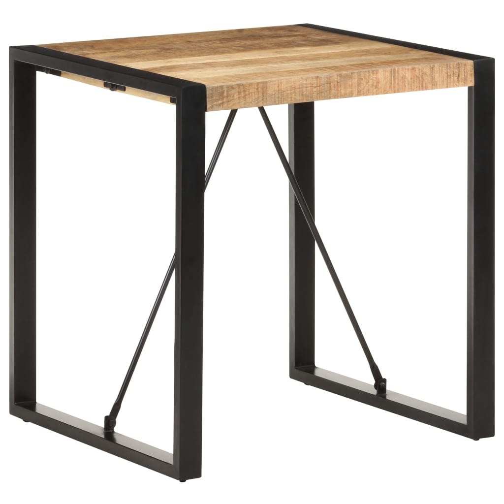 Spisebord Kjøkkenbord Tre 70x70x75 cm grov heltre mango