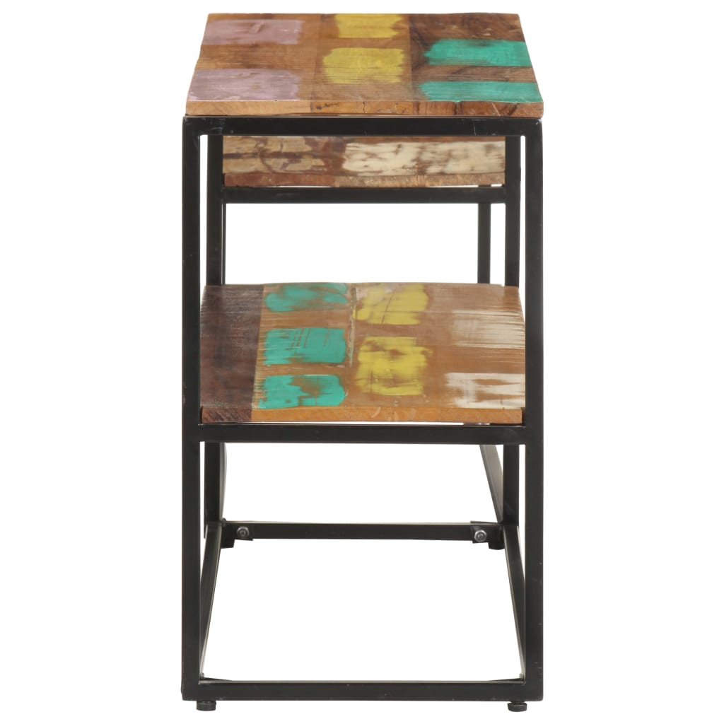 TV-Møbel Tre TV-benk gjenvunnet heltre 180x30x50 cm